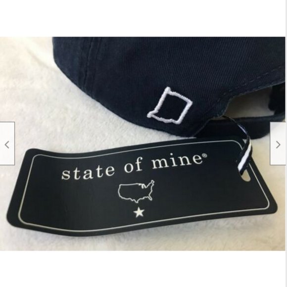 State of Mine Blue IN Indiana Baseball Cap Hat NEW - Picture 4 of 8